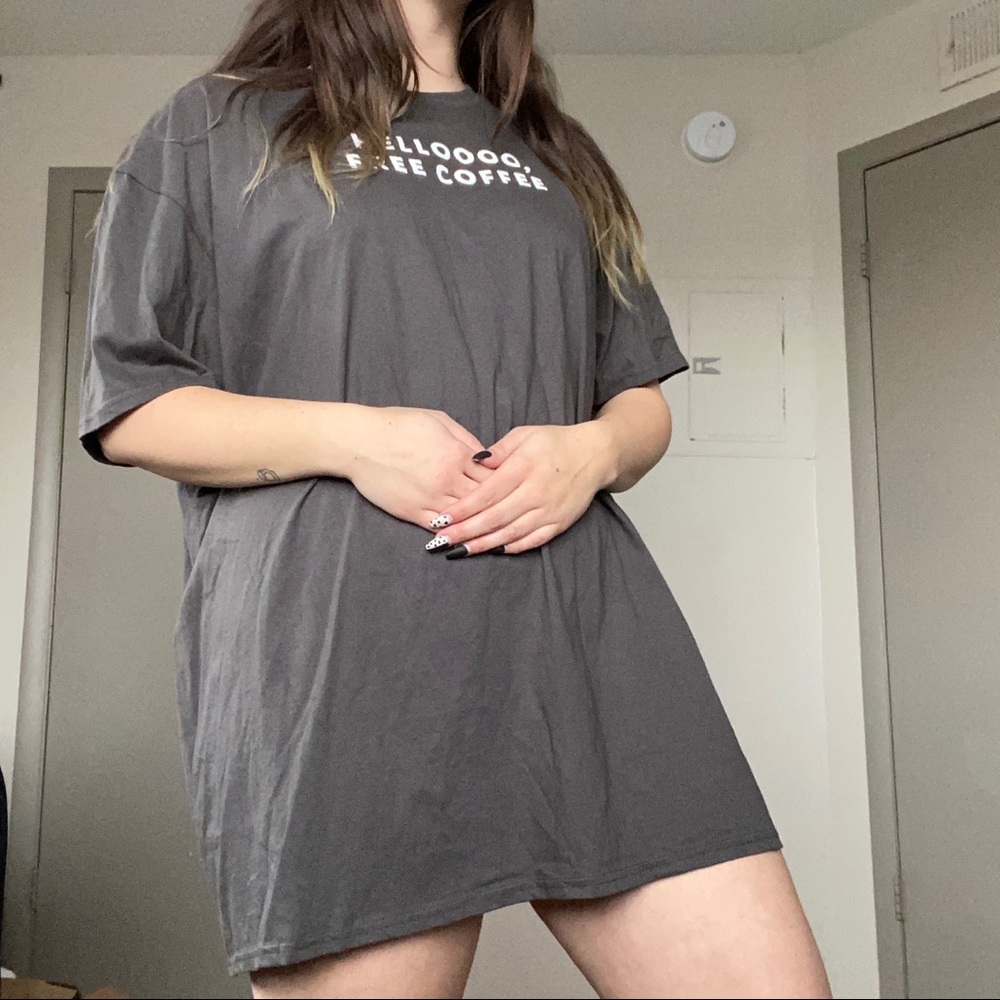 oversized starbucks barista exclusive t-shirt